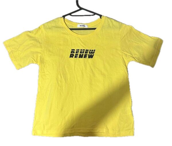 NiCORON ラバープリントTシャツ フリーサイズ