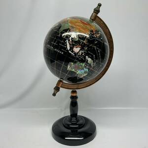  глобус натуральный камень интерьер произведение искусства драгоценнный камень глобус карта мира 