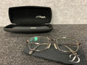 ◎【売り切り】S.T.Dupont デュポン チタンフレーム メガネ アイウェア DP-3163