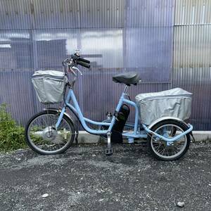 *[ selling out ]MIMUGO(mimgo) electric assist three wheel bicycle asilak Charlie * present condition goods { direct pick up welcome }