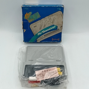F003 *NEC PC engine for AV booster unused inside sack unopened out box attaching operation not yet verification PC Engine