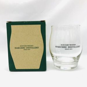 1円～ 未使用☆SUNTORY サントリー HAKUSHU DISTILLERY 白州 ハーフロックグラス☆/ソーダガラス/飯塚硝子/グラス/ロックグラス/白州蒸留所