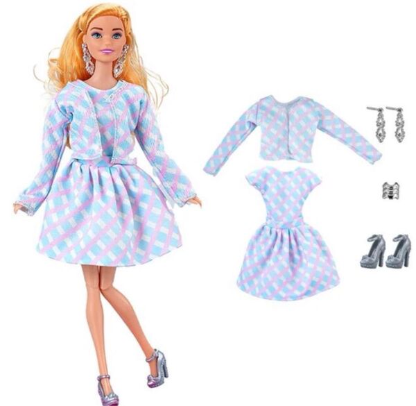 ジャケット・ワンピ・小物セットバービー・リカちゃん・ジェニーちゃん・1/6 バービー リカちゃん ジェニー 着せ替え人形