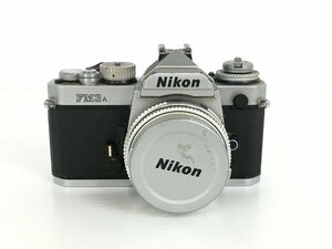 【ジャンク品】Nikon ニコン FM3A シルバー フィルムカメラ 45mm 一眼レフカメラ R10201 wa◇105