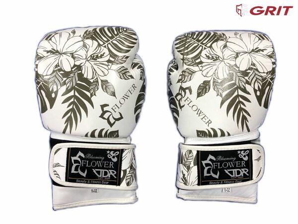 FLOWER BOXING GLOVE PINK LINE ボクシンググローブ