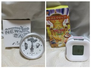 【非売品】CRマジカルランプレジェンド　マジカルクロック+CRNEWざんす　オリジナル目覚まし時計