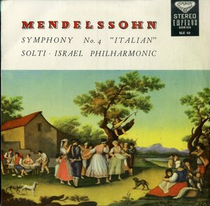 A00555300/10インチ/ゲオルグ・ショルティ「メンデルスゾーン/交響曲第4番イタリア」
