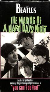 H00013728/VHSビデオ/ビートルズ「The Making Of A Hard Days Night / Hosted By Phikl Collins」