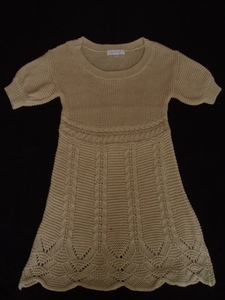 JILL STUART tops short sleeves sweater M beige 