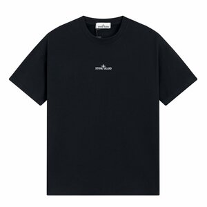 STONE ISLAND　ストンアイランド　ロゴ有り Tシャツ　シンプル コットン　M-XXL　サイズ選択可能