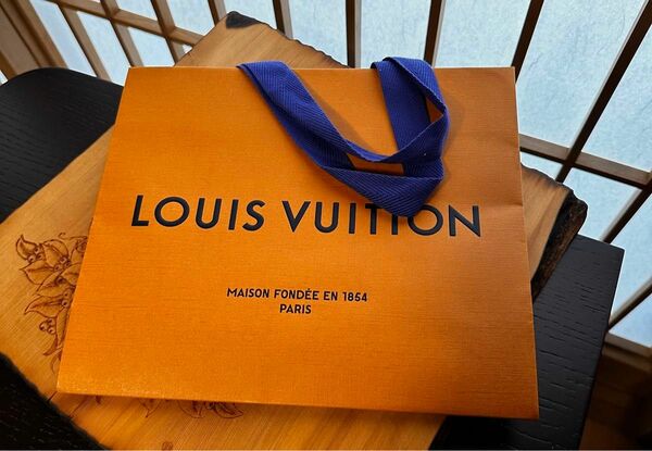 ルイヴィトン LOUIS VUITTON ショップ袋 紙袋 ショッパー プレゼント ギフト ショップバッグ 長財布用