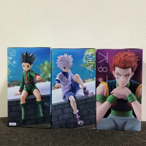 【新品・未開封】HUNTER×HUNTER ぬーどるストッパーフィギュア3点セット