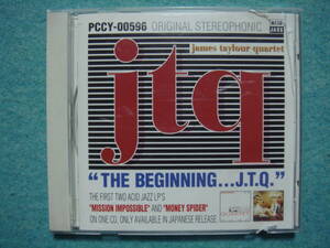JTQ　　JAMES TAYLOR QUARTET　　　　THE BEGININNG　　　CDアルバム