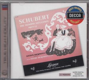 [CD/Decca]シューベルト:歌曲集「美しき水車小屋の娘」D.795他/A.デルモータ(t)&H.デルモータ(p) 1953.12他