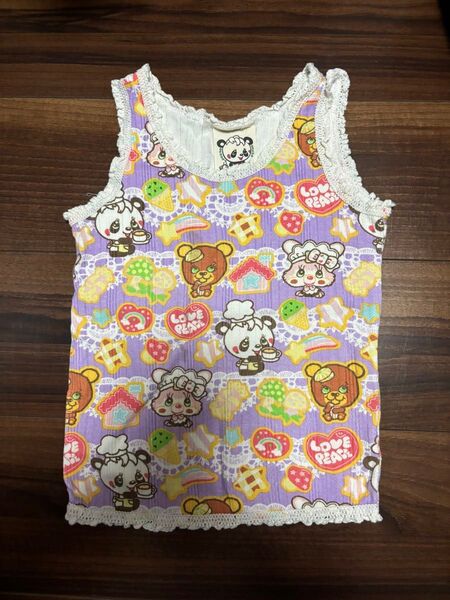 グラグラ タンクトップ 女の子 ノースリーブ キッズ 可愛い サイズ100
