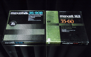 maxell マクセル UD XL 35-90、XLⅡ 35-60 7号 オープンリールテープ 2本セット ジャンク品