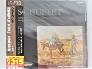 cd42742【CD】シューベルト 交響曲第八番「未完成」、交響曲第三番/ロイヤル・フィルハーモニー管弦楽団/CD/未使用品