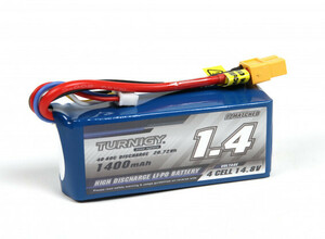 Turnigy 14.8V 1400mAh 40C80Clipo lithium polymer battery 