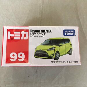 【未使用品】TAKARA TOMY（タカラトミー）トミカ　99　トヨタ　シエンタ（管理番号：063107)