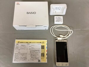 【SIMロックなし】au(エーユー) BASIO2 SHV36 16GB 利用制限：〇 カラー：ゴールド (管理番号：063109)