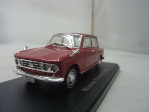 【中古品】国産名車コレクション　1/43　Nissan Bluebird　（1963） (管理番号：060111）