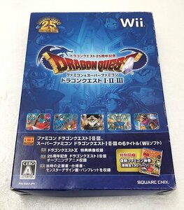 【中古品】 Wii　ドラゴンクエスト ファミコン＆スーパーファミコン ドラゴンクエストⅠ・Ⅱ・Ⅲ　※起動確認済み (管理番号：060113）