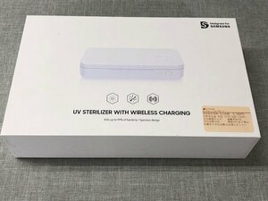 【新品】SAMSUNG　紫外線雑菌除去装置　ワイヤレス充電も可能　ホワイト　R21P008W　箱に色焼けあり　 (管理番号：049109）
