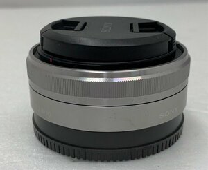 【中古品】ソニー SONY Eマウント 16mm F2.8 SEL16F28 単焦点レンズ　(管理番号：060109）