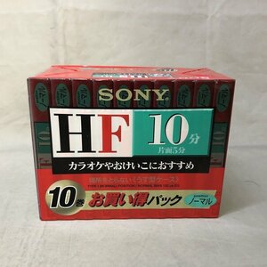 【未使用品】SONY（ソニー）10C-10HFA カセットテープ ノーマル 10分　10巻パック[2]（管理番号：046102）