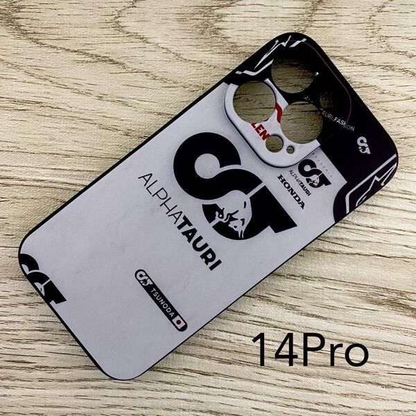 TSUNODA レーシング スーツ iPhone 14 Pro ケース F1 アルファタウリ
