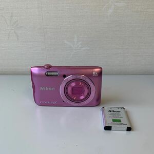 Nikon ニコン COOLPIX A300 コンパクトデジタルカメラ デジカメ コンデジ ピンク クールピクス 1円スタート