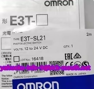 【★新品 複数在庫！】OMRON/オムロン E3T-SL21 アンプ内蔵形光電センサ【６ヶ月保証】