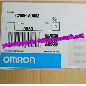 【★新品-複数在庫！】OMRON/オムロン C200H-AD003 アナログ入力ユニット【６ヶ月保証】