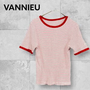 VANNIEU ヴァニーユー トップス レディース ボーダー 赤