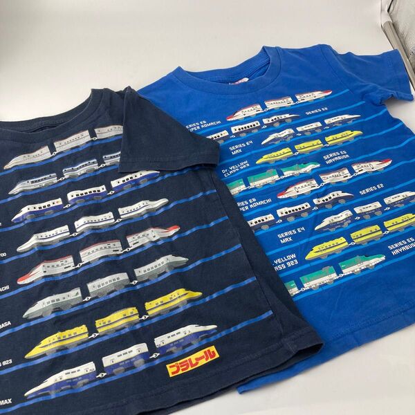 男の子 半袖 トップス Tシャツ GU プラレール セット 100