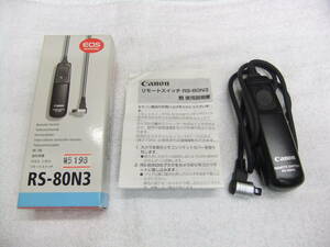 純正 美品 Canon キヤノン RS-80N3 リモートスイッチ 送料220円