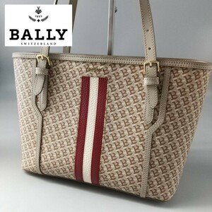  прекрасный товар BALLY Bally большая сумка SUPRA SM Supra to дождь spo ting полоса бизнес кожа ×PVC серый ju общий рисунок Logo плечо ..