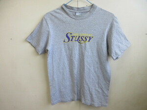 [ супер Medama товар!1 иен старт ][ прекрасный товар ]STUSSY Stussy серебряный бирка 90-00s Old Stussy футболка S размер MADE IN USA
