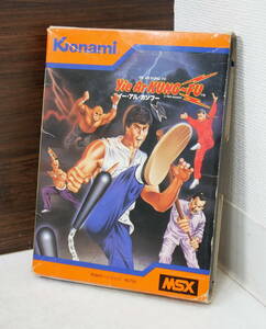 ▼送料370円(R606-H17) 現状品 Konami MSX Yie Ar KUNG-FU ー・アル・カンフー RC725 ROMカートリッジ 昭和レトロ 玩具 ゲーム 当時物