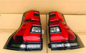 新品 トヨタ純正 150 ランドクルーザー プラド マッドブラックエディション テールレンズ 左右 Toyota Land Cruiser Tail Lights JDM OEM