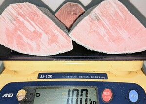 [ special price ] business use natural mi Nami . medium-fatty tuna block edge material 1kg*3 block entering ①