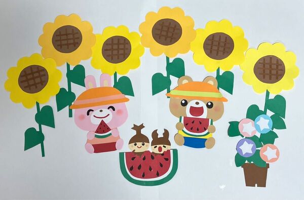 壁面飾り♪夏♪7月〜8月