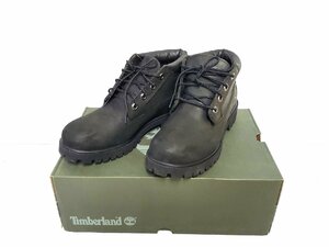 ▽Timberland ティンバーランド チャッカブーツ 7W/L（25.0cm） HERITAGE WATERPROOF CHUKKA A15RY ブラックヌバック 中古▽010716