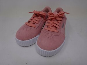 *PUMA Puma sneakers pink 22.5cm lady's shoes body only used storage goods *7105