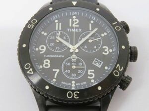 !hayy1695-3 553 TIMEX Timex 1854 чёрный циферблат QZ кварц хронограф Date мужской часы наручные часы разряженная батарея 