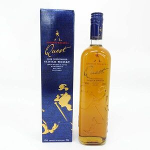 * Oyama shipping tyom 1387-2 172 not yet . plug JOHNNIE WALKER Johnny War car Quest Quest Scotch whisky 750ml 40% box some stains equipped 