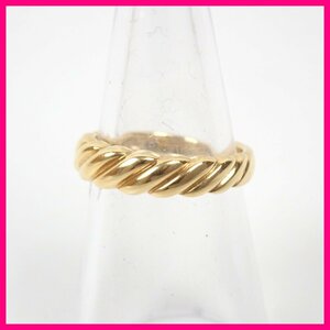 *Vendome Aoyama/ Vendome Aoyama K18 ring 11 number / yellow gold / accessory / ring / quality certificate attaching &1140500928