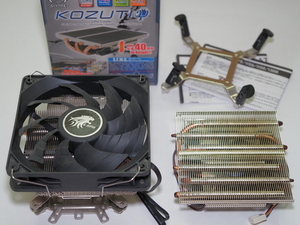 # SCYTHE KOZUTI( small hammer ) necessary explanation verification + LEPA CPU cooler,air conditioner 120mm fan installing top flow pattern number unknown #