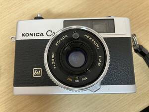 M【4D65】KONICA　C35　コニカ　コンパクトフィルムカメラ　アンティークカメラ