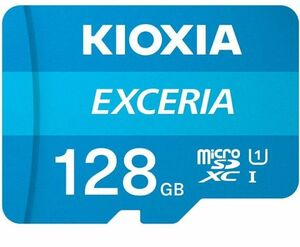128GB microSDXC KIOXIA EXCERIA CLASS10 UHS-I FULL HD LMEX1L128GC4